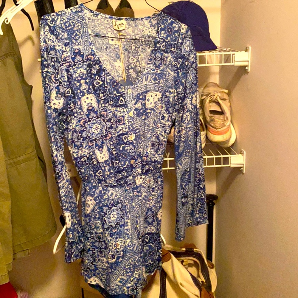 Show me your mumu long sleeve romper